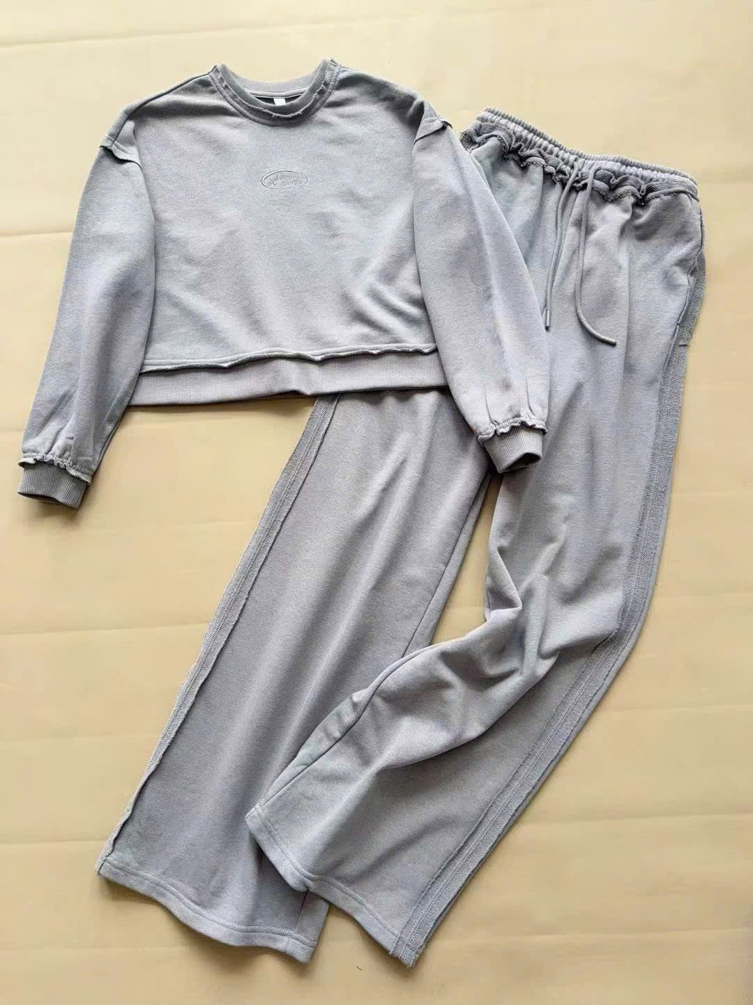 Bộ nỉ Sela dư xịn trơn màu cho bé gái dòng đại size 122-164