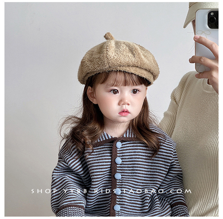 Mũ nồi lông mềm nhiều màu cho bé size 3-8y