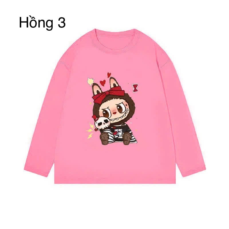 Áo cotton Nexxi Labubu nhiều hình cho bé size 1 - 14y