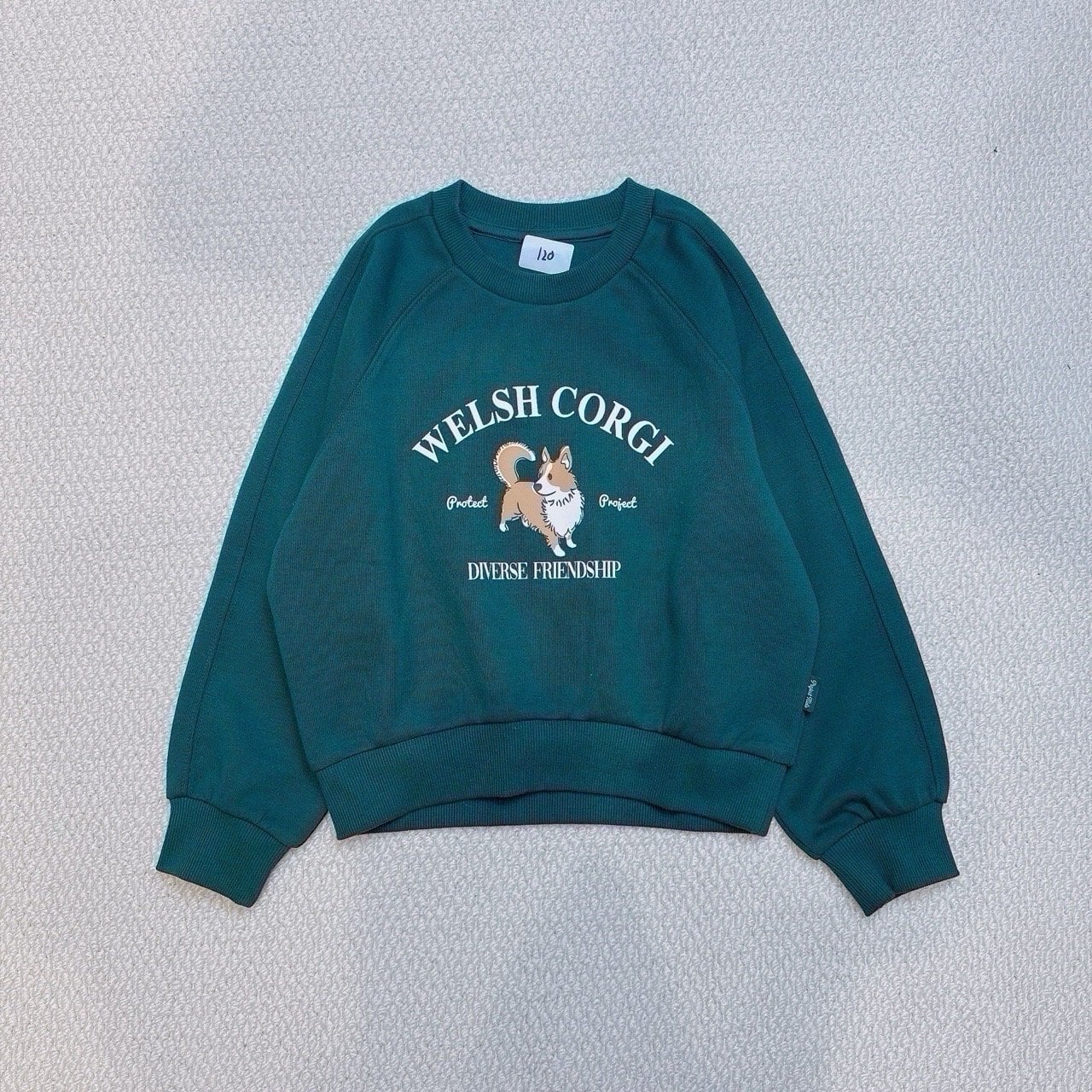 Áo nỉ Polham 2 màu vàng/rêu cho bé size 110-160