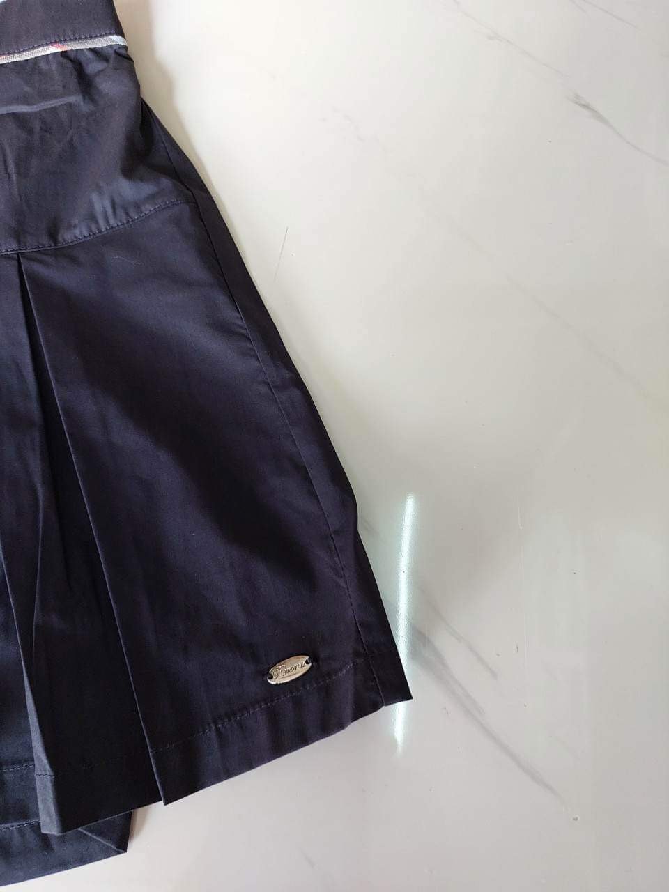 Chân váy thô Renoma xếp ly navy ( không kèm lót quần ) size 110 - 160