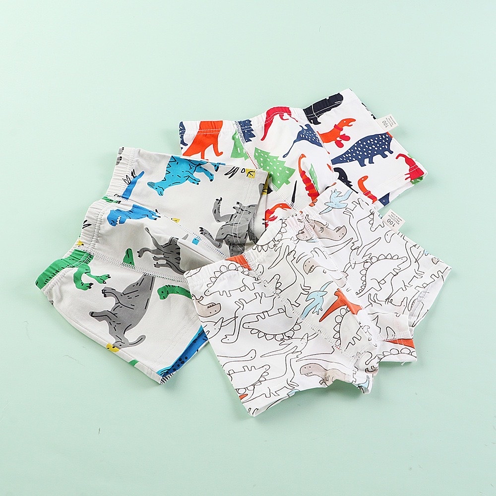 Set 3 sịp đùi cạp nhỏ nhiều mẫu BT size 100 - 150