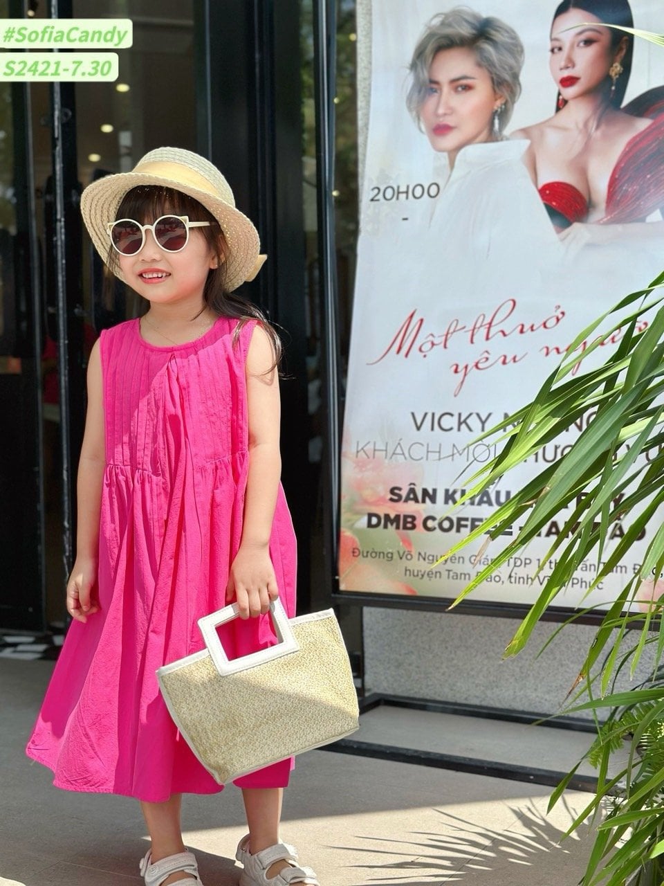 Váy Sofia Candy sát nách hở lưng nhiều màu BG size 1-10y