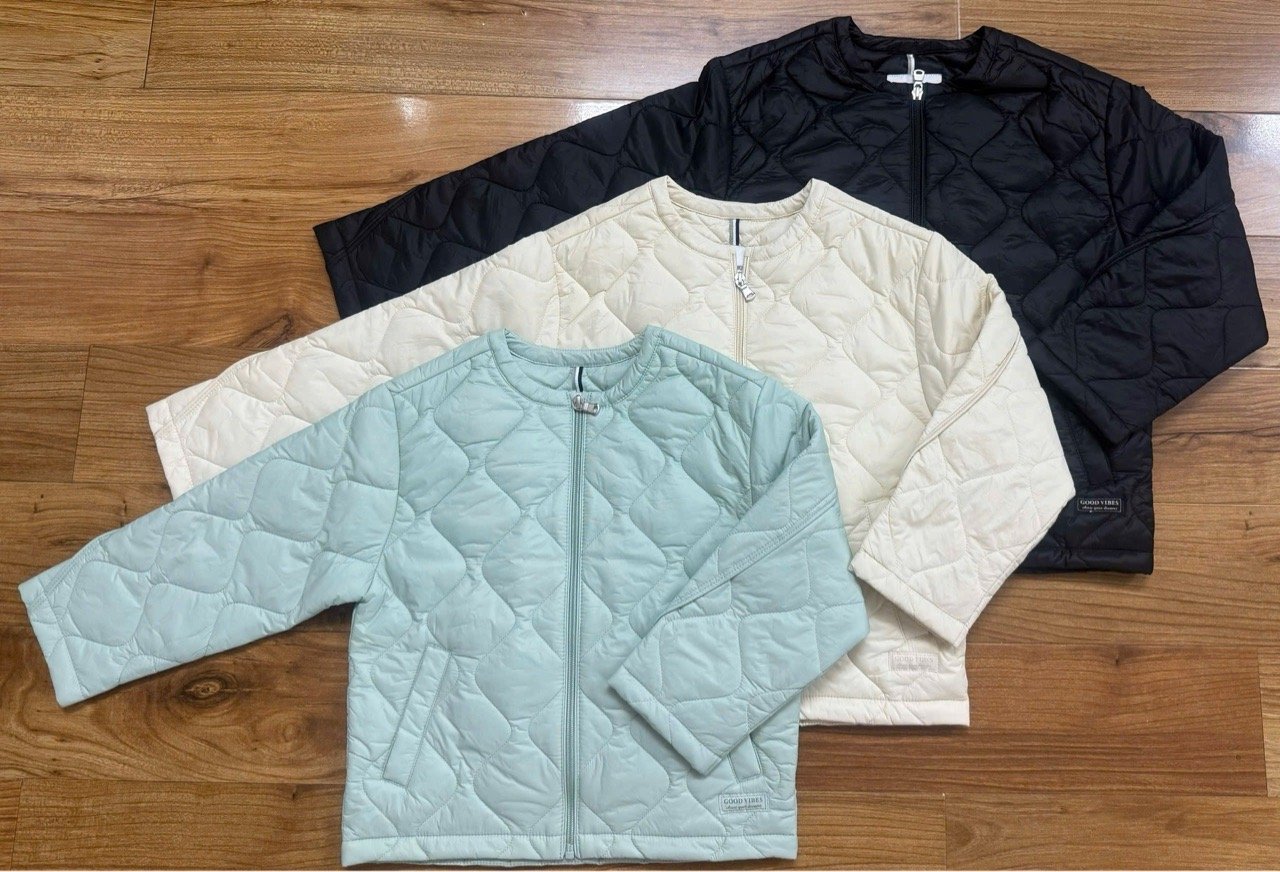 AK70 - Áo khoác chần bông siêu nhẹ Top10 nhiều mẫu cho bé size 110-160