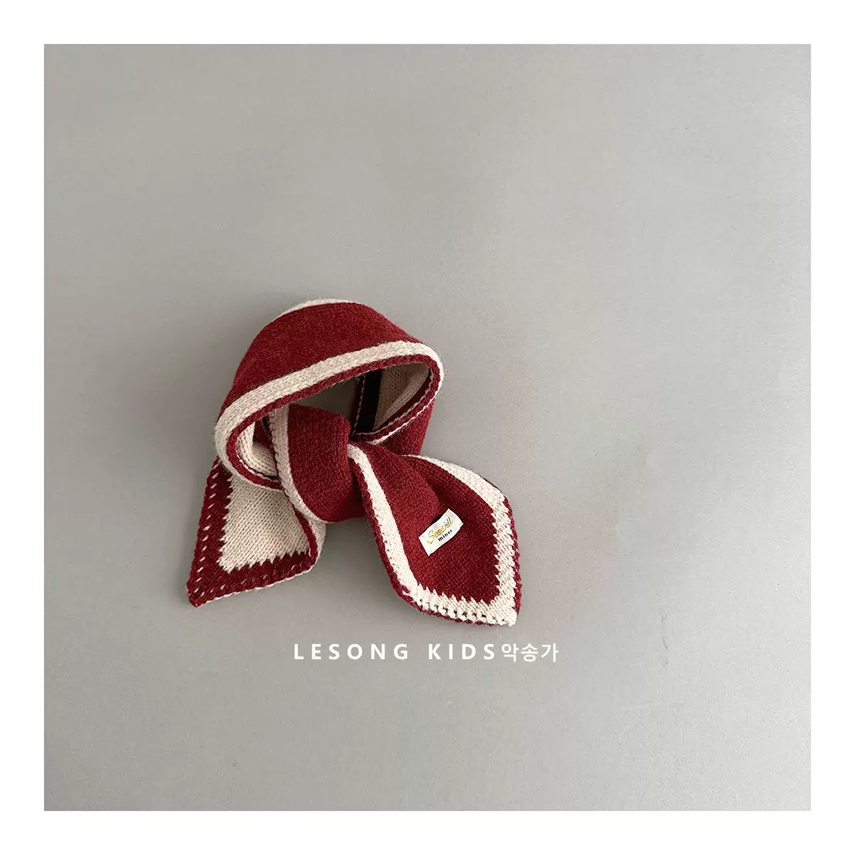 Khăn len quàng cổ cho trẻ em vải cotton kích thước 60-80cm/80-100cm Yiwu Lesong