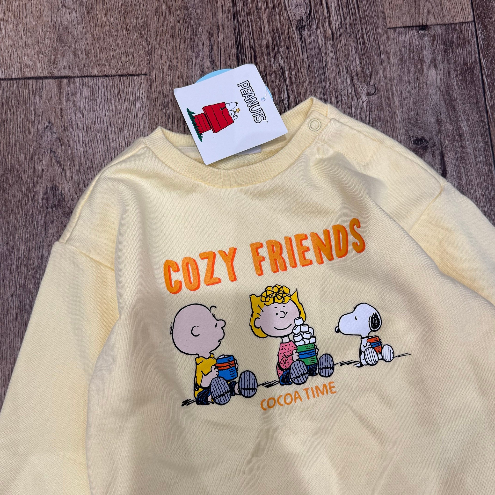 Bộ nỉ da cá Topten baby xuất Hàn dư xịn dòng nhí cho bé size 80-110