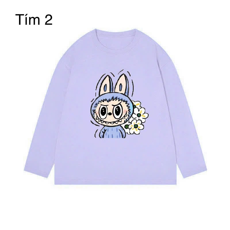 Áo cotton Nexxi Labubu nhiều hình cho bé size 1 - 14y