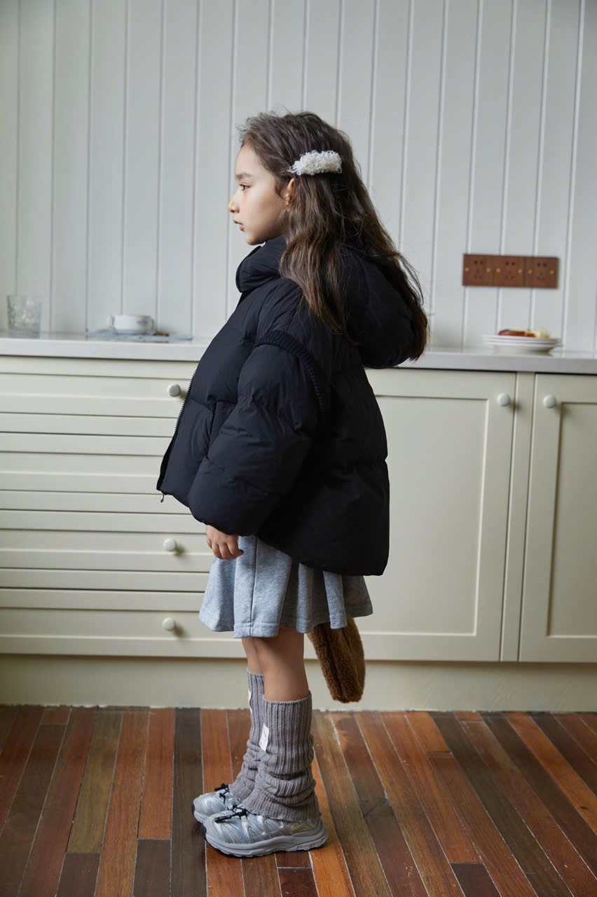 Áo khoác phao lông vũ nhẹ ấm 5 màu cho bé size 110-150