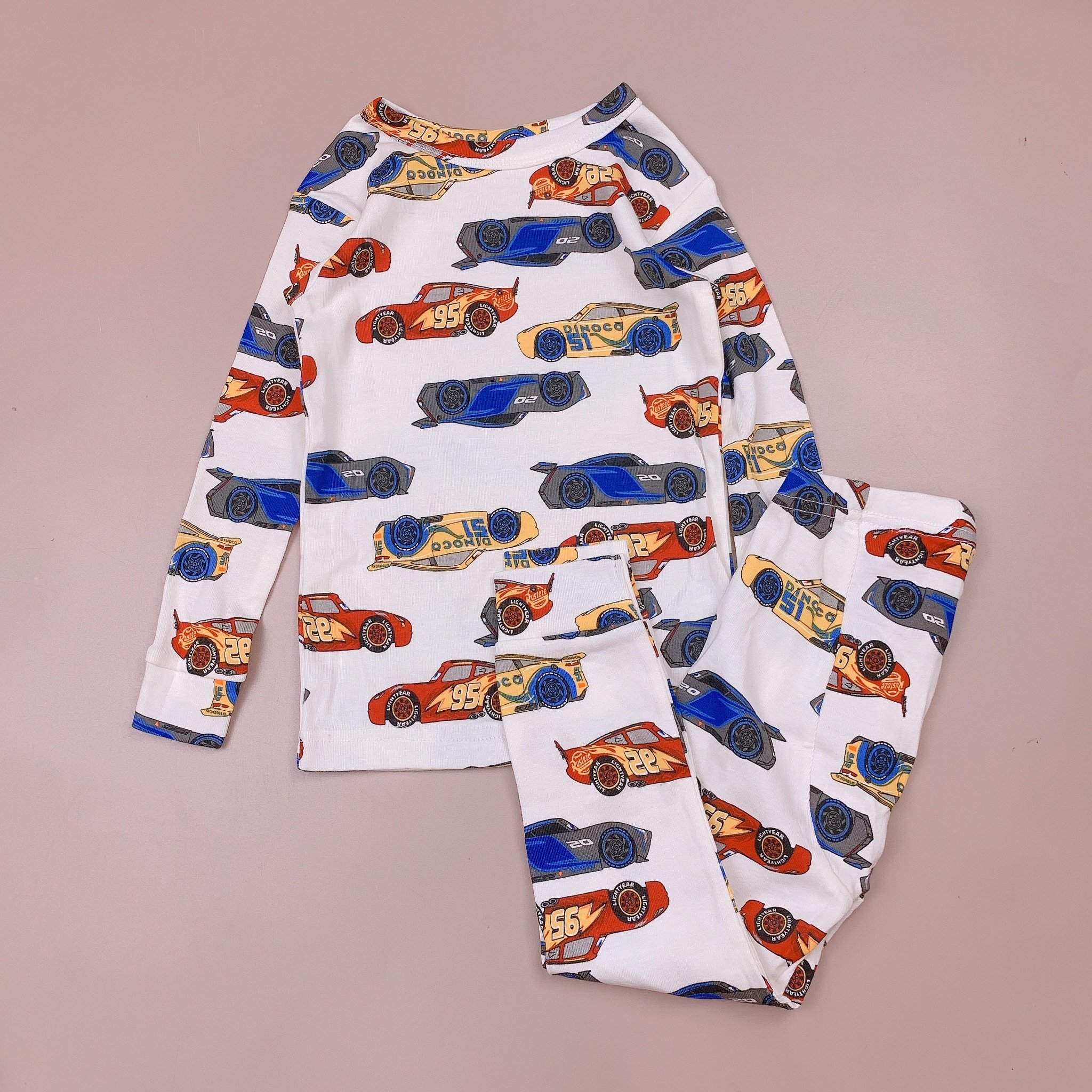 Bộ cotton BabyGap BT - nhiều hình ô tô size 12m - 6y