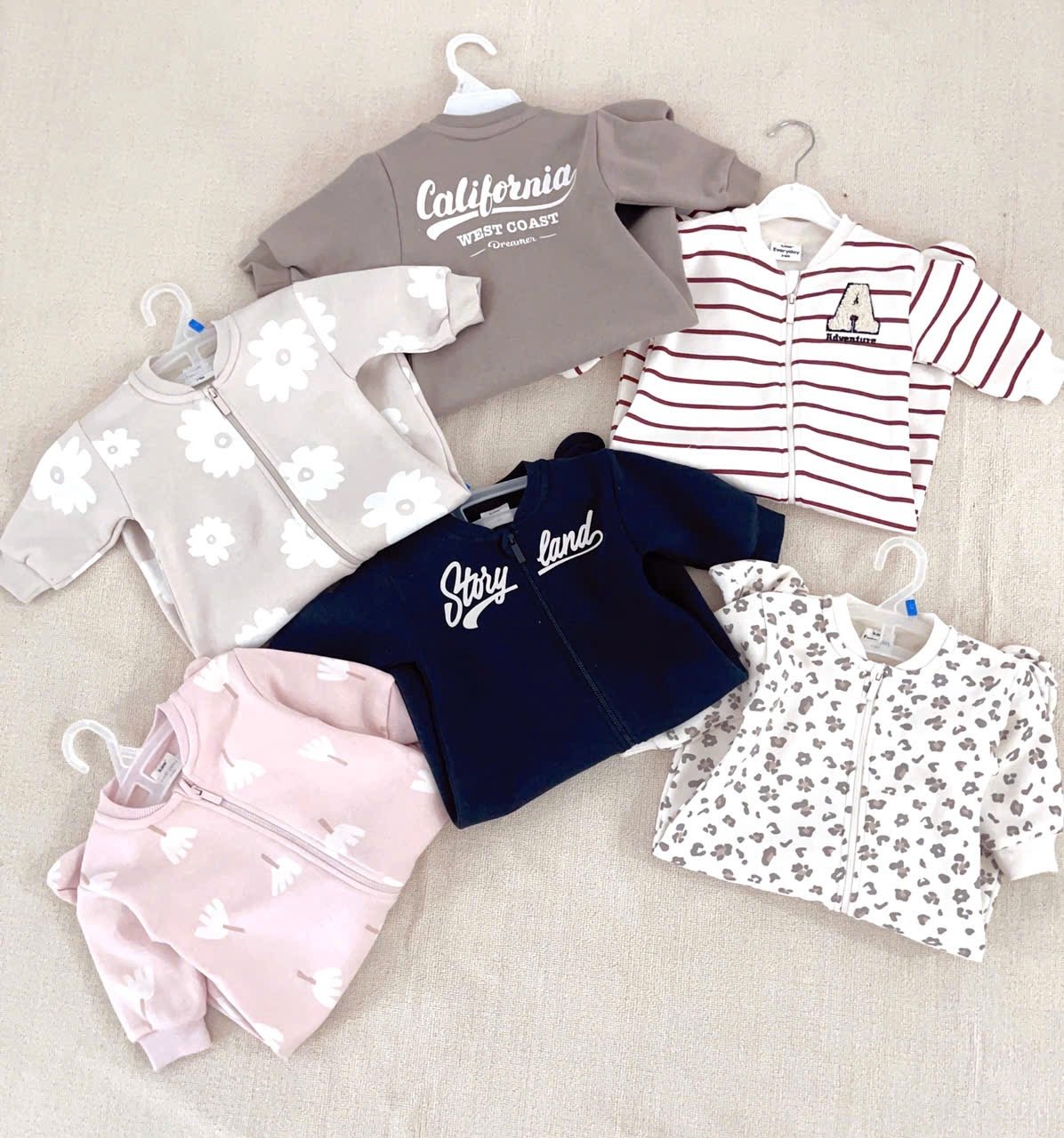 Body nỉ bông Minene dư xịn nhiều màu cho bé size 3-24m