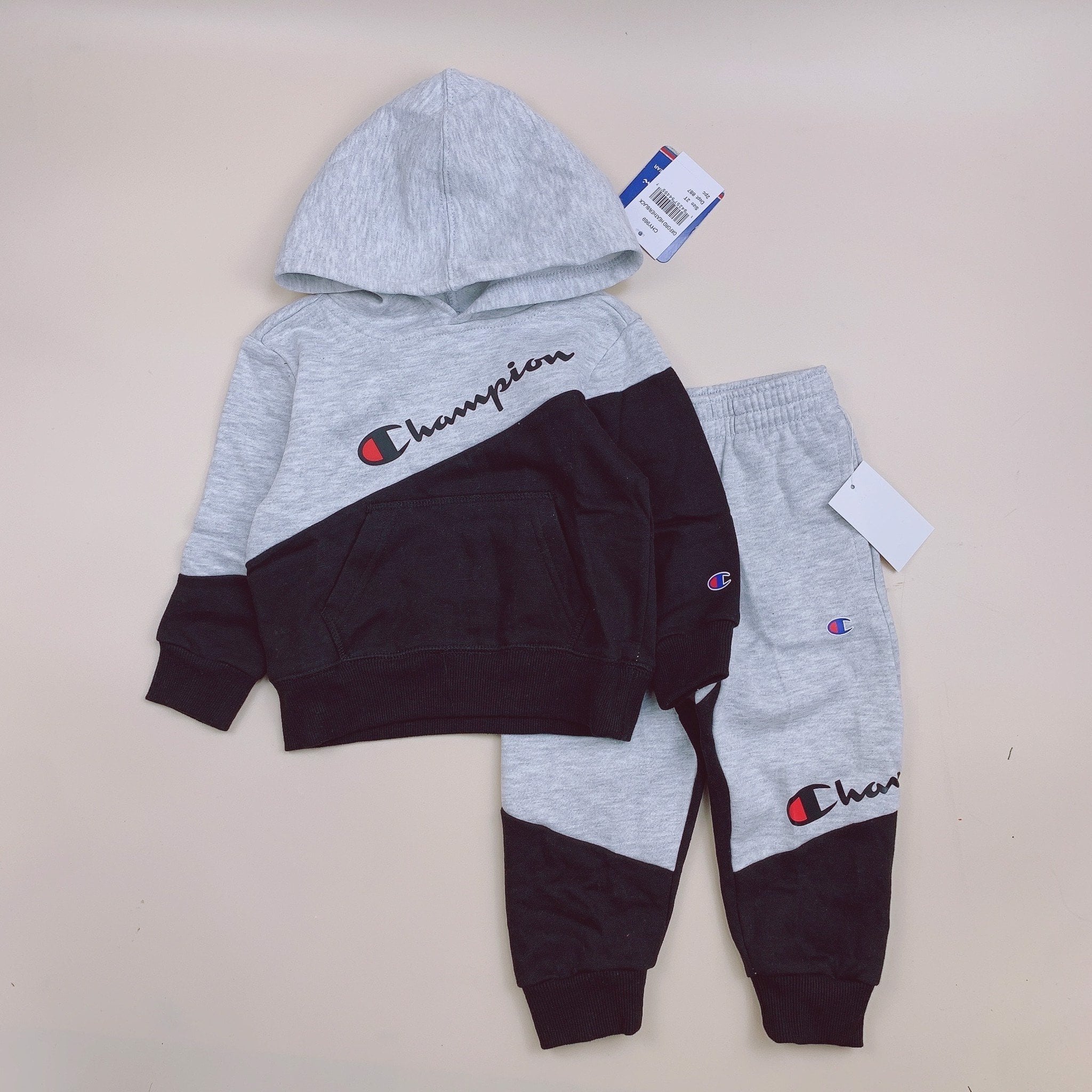 Bộ Champion nỉ bông nhiều màu 1-7y BT