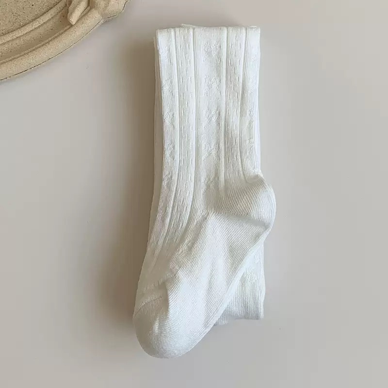 Quần tất trơn họa tiết vân nơ chìm nhiều màu cho bé size 70-140cm