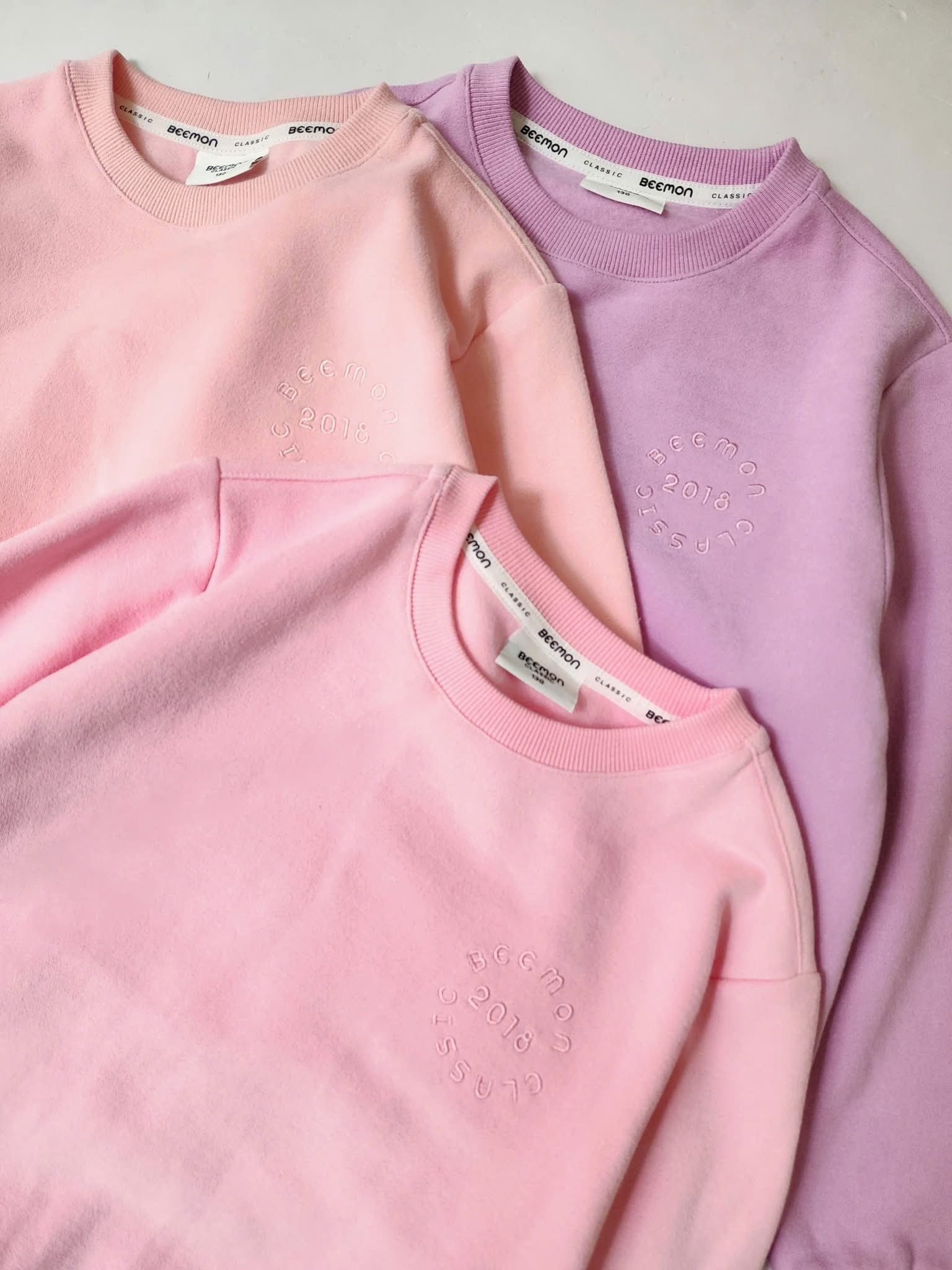 BM2511ST01 - Bộ nỉ bông Beemon 3 màu cho bé gái size 120-160