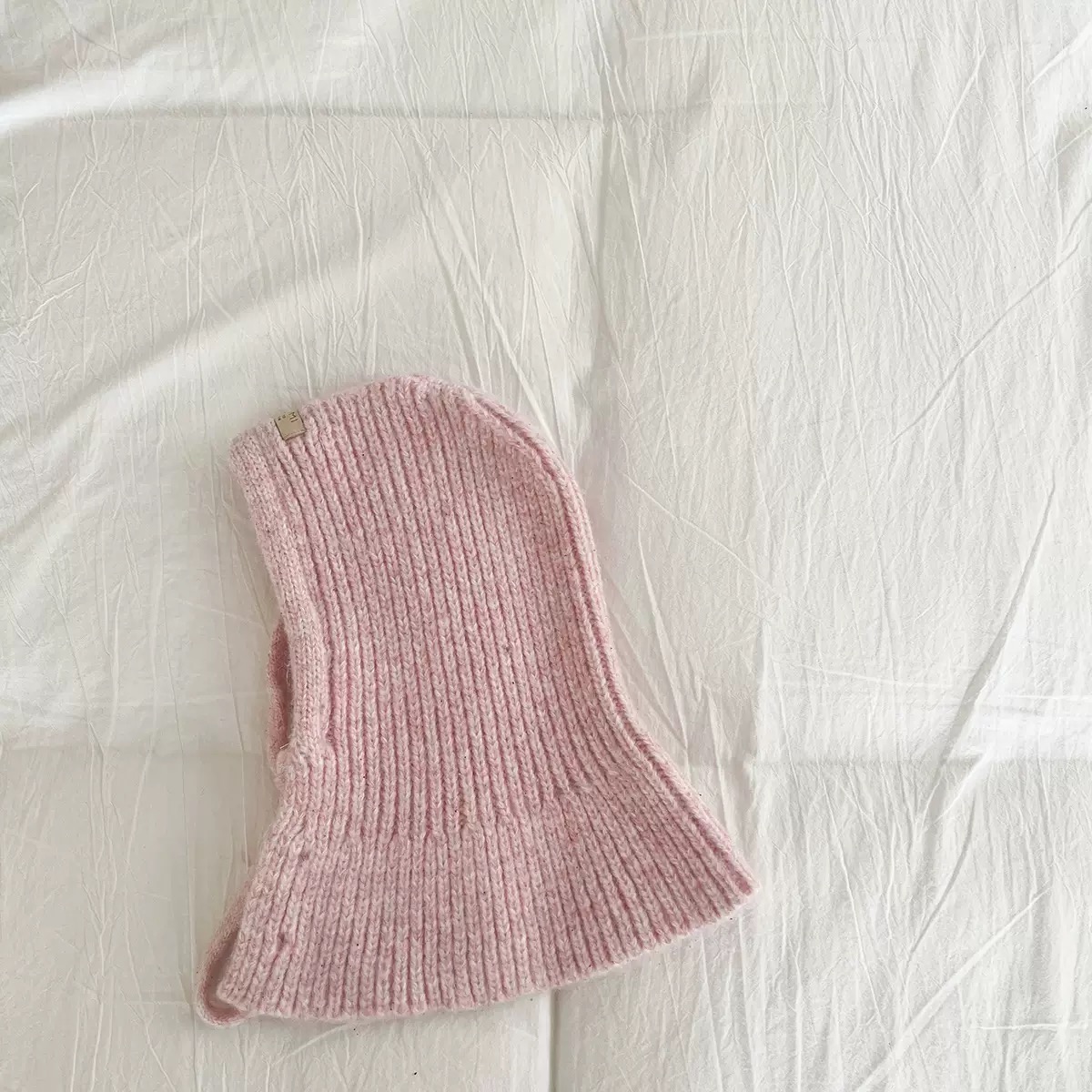 Mũ len liền khăn cài khuy nhiều màu cho bé size 3-8y