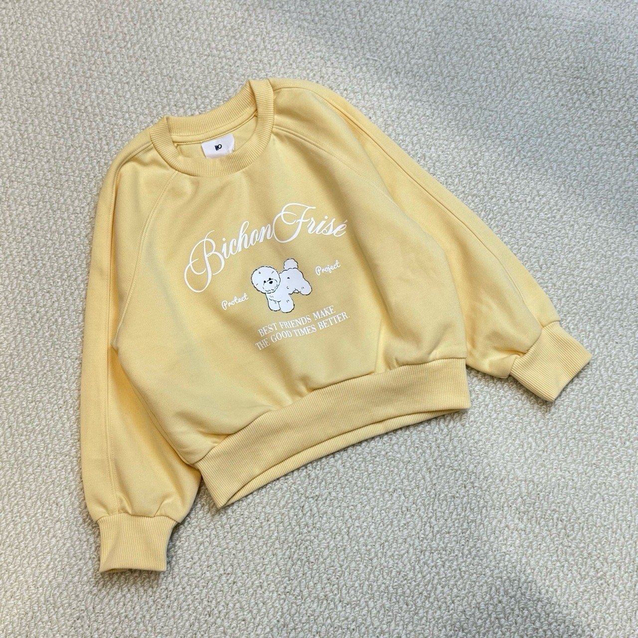 Áo nỉ Polham 2 màu vàng/rêu cho bé size 110-160