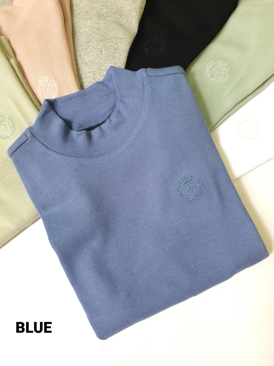 BM2511TS08 - Áo Beemon cổ 3p thun tăm giữ nhiệt nhiều màu cho bé size 120-160