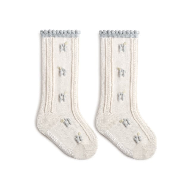 Tất cao tới bắp chân Nemo baby màu kem 5 màu hoa cổ bèo