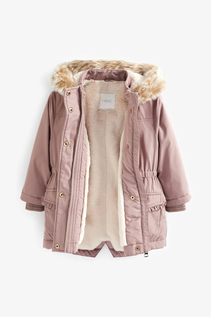 Áo khoác Parka Next lót lông 3 màu BG size 9m - 7y