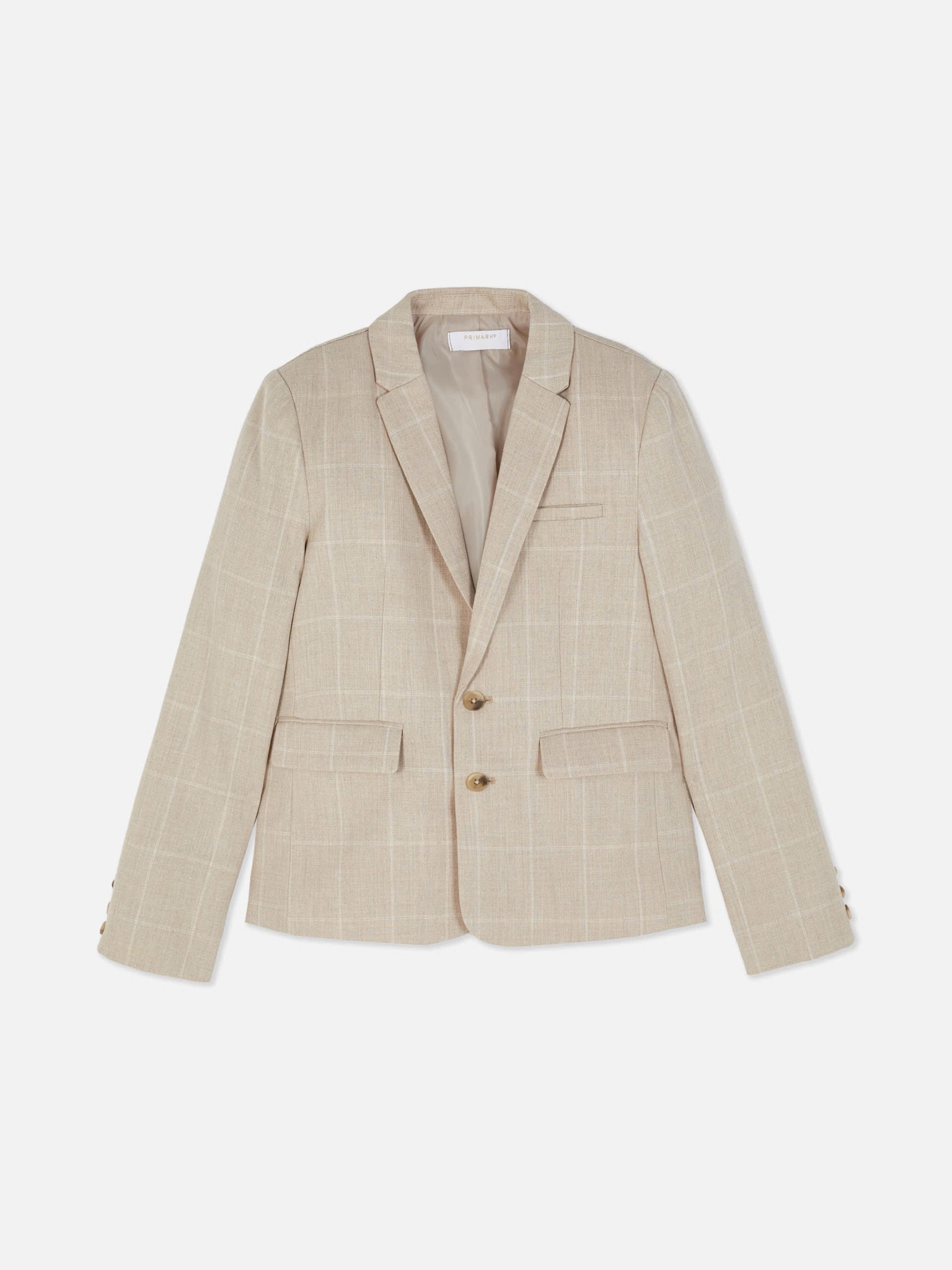 Áo vest vải linen Pri.mark dư xịn 2 màu be/xanh bé trai size 3-15y