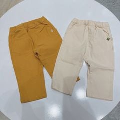 Quần kaki Soft Moimoln xuất Hàn 2 màu kem/vàng cho bé size 90-120