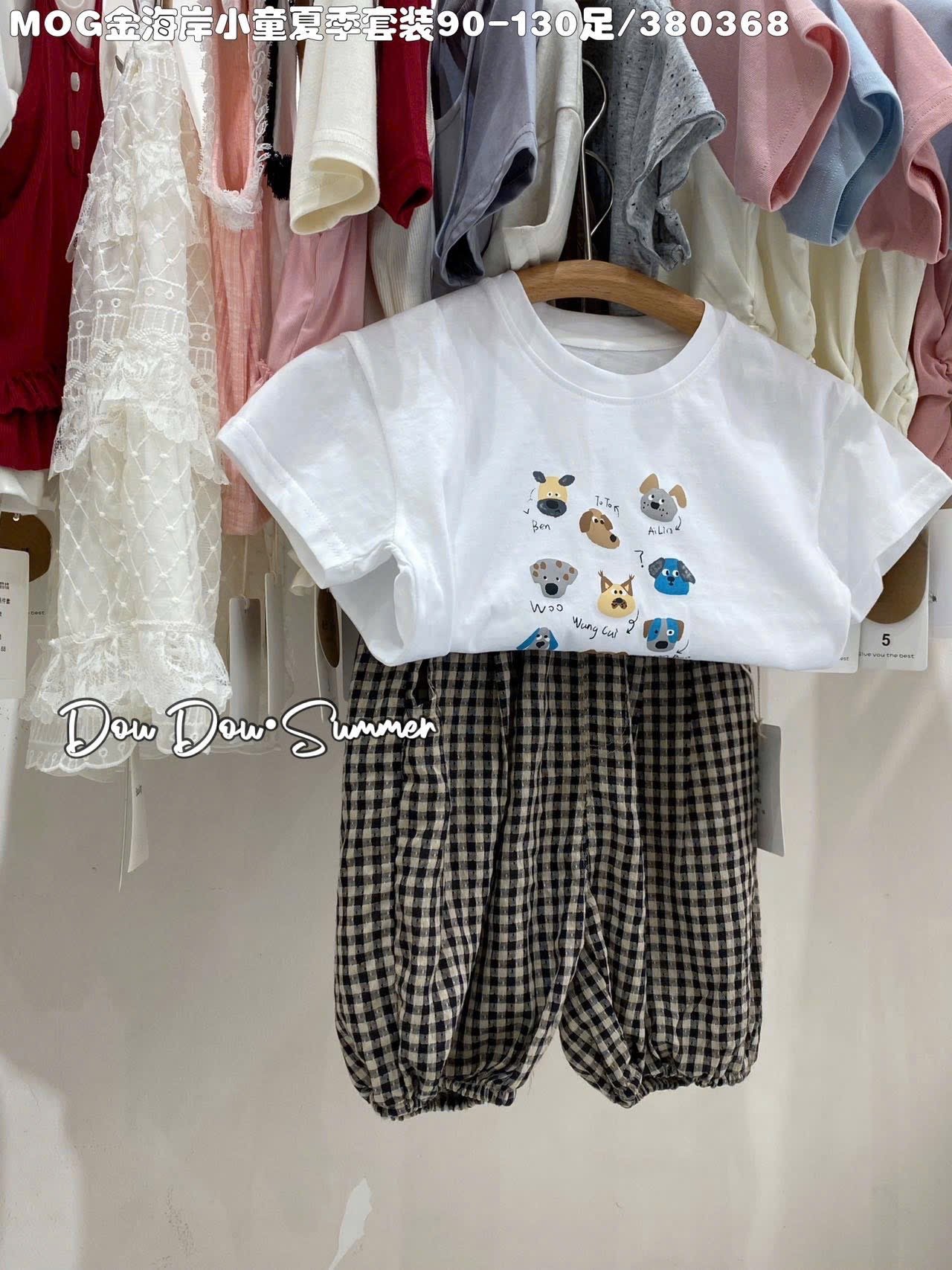 Bộ cotton QC nhiều màu cho bé trai size 90-130