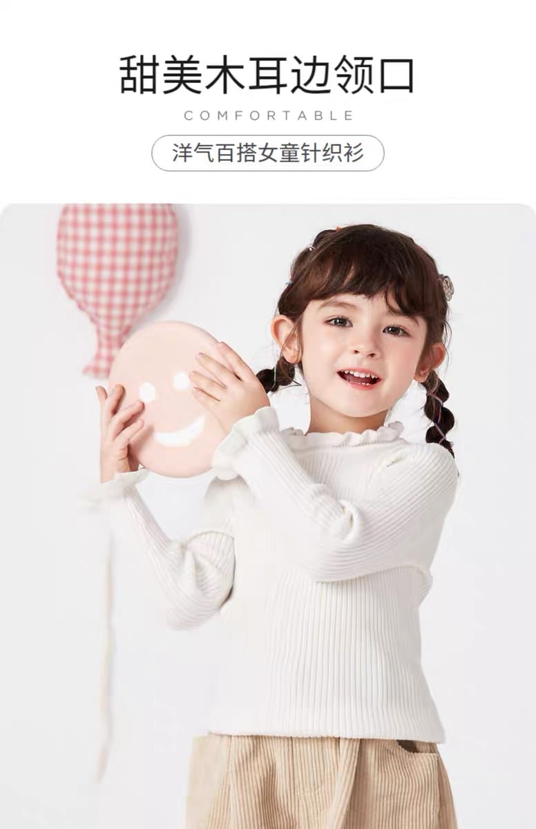 Áo len cổ bèo Balabala 4 màu size 90 - 165