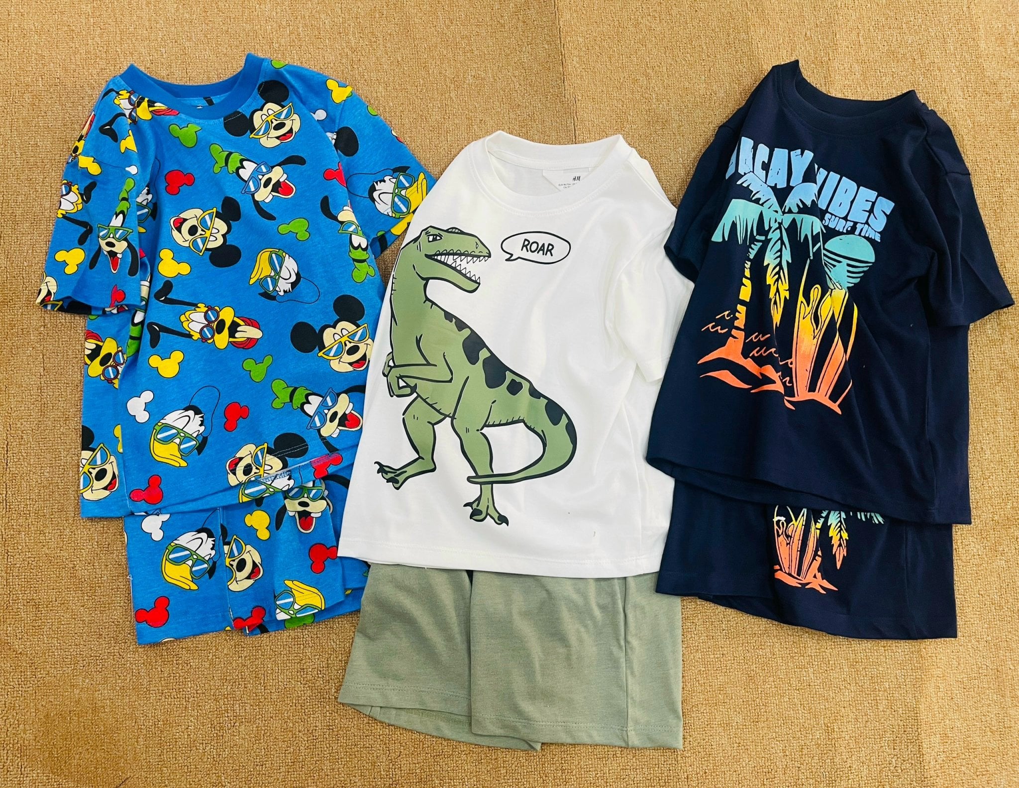 Bộ cotton HM nhiều hình BT dòng nhí size 2-10y