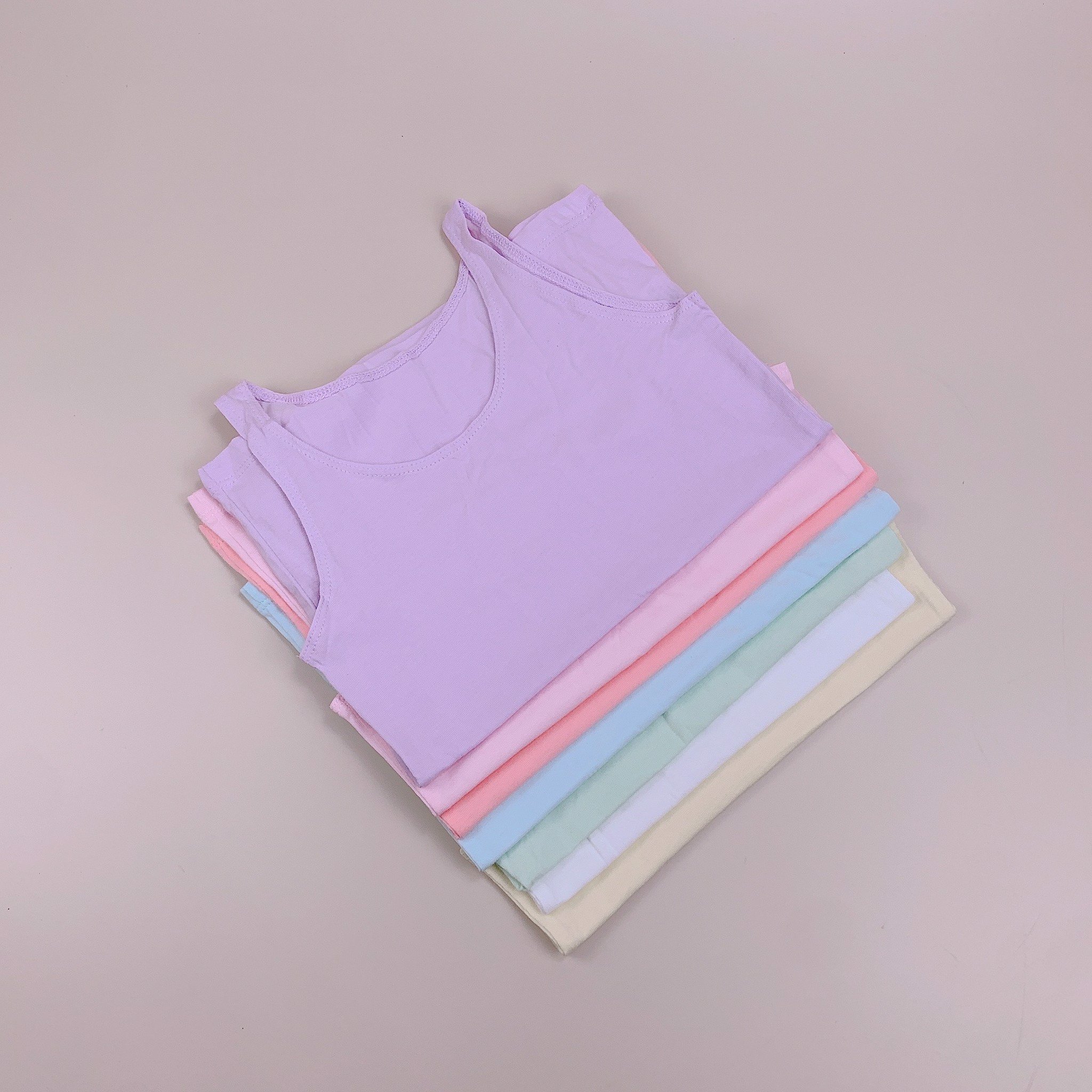 Áo cotton ba lỗ Topten trơn nhiều màu size 110 - 160