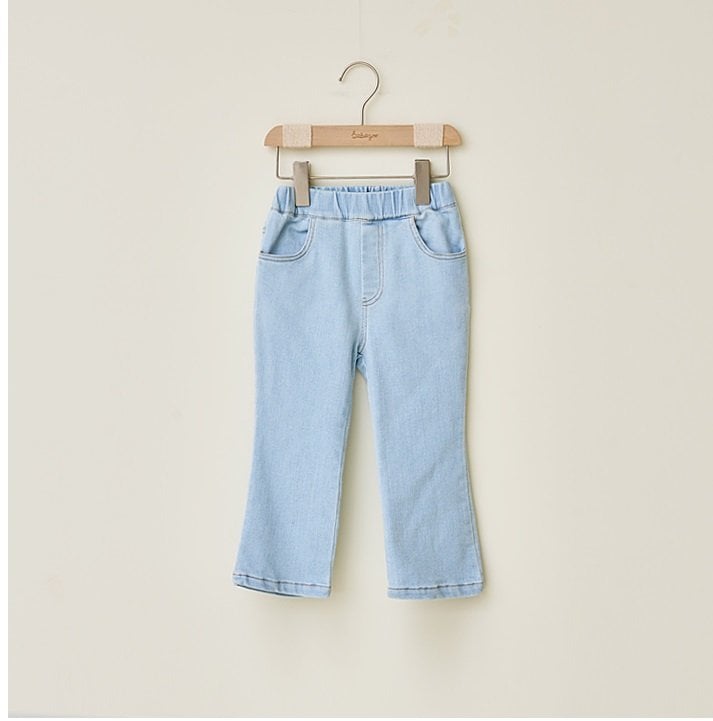 Quần jean ống loe Bebezoo màu xanh BG size 100-150