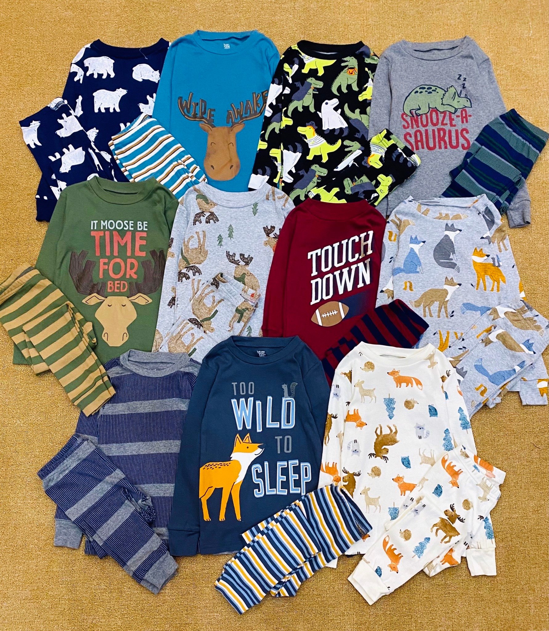 Bộ cotton dài tay Carter