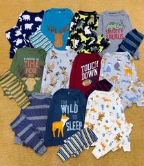 Bộ cotton dài tay Carter's nhiều hình BT