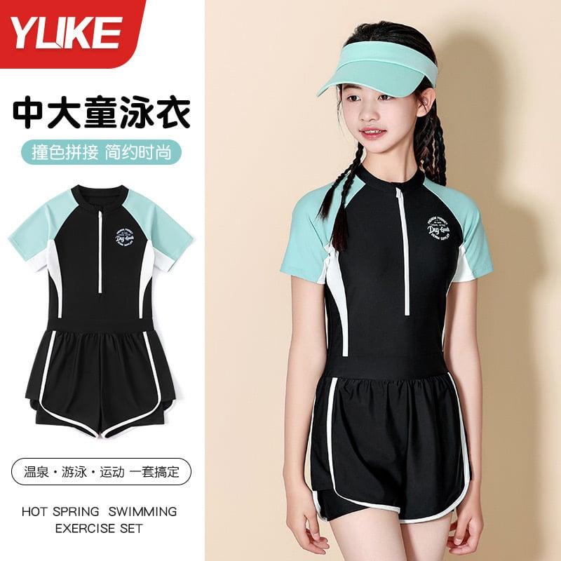 2397 - Bộ bơi YUKE liền thân cho bé gái size 2XL-6XL