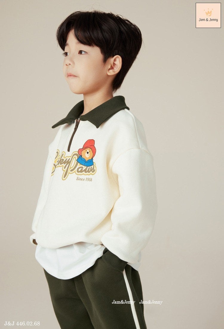 Bộ nỉ Jam&Jenny cổ đức Sticky Paus 3 màu size 2 - 12y