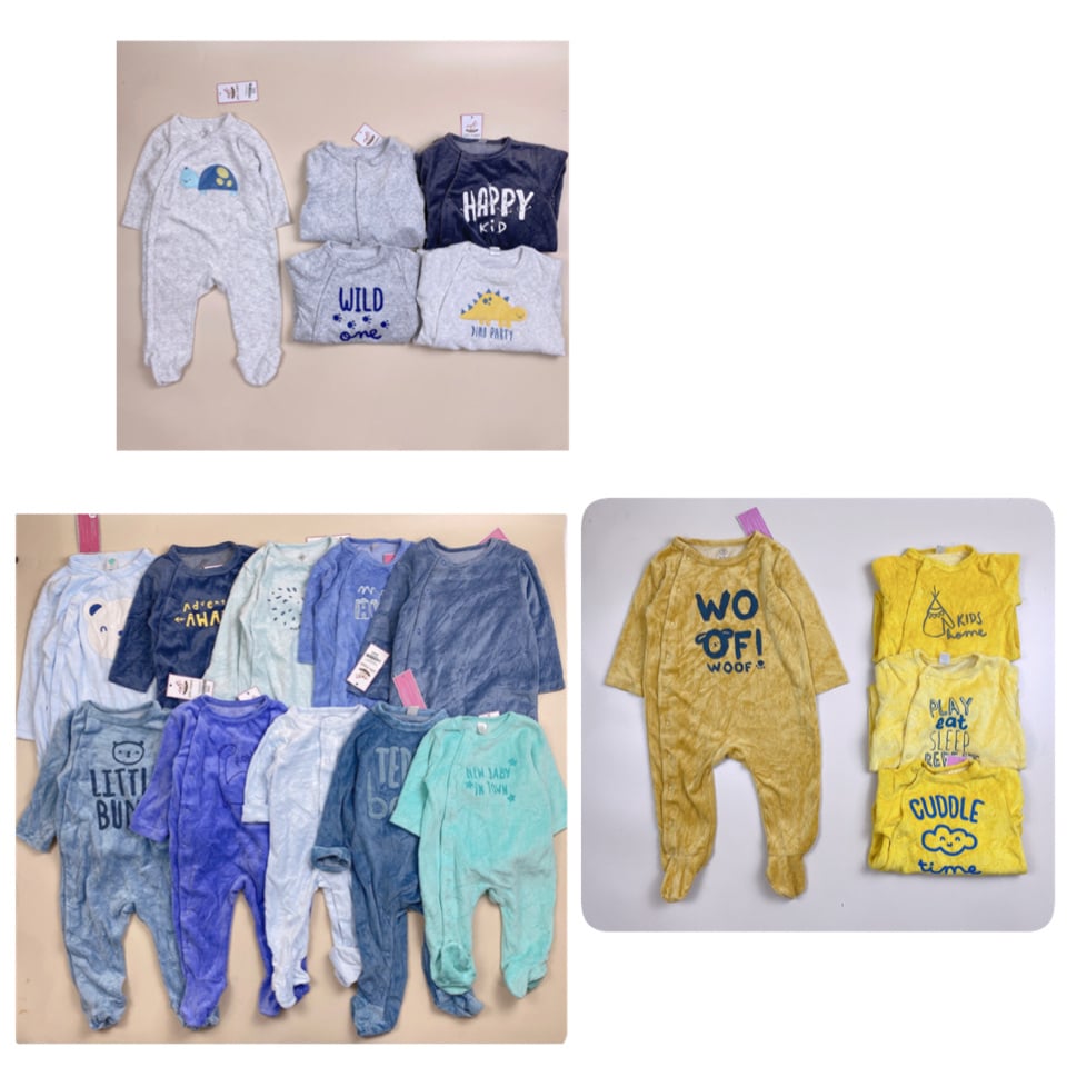 Body băng lông Kiabi nhiều màu Bé Trai