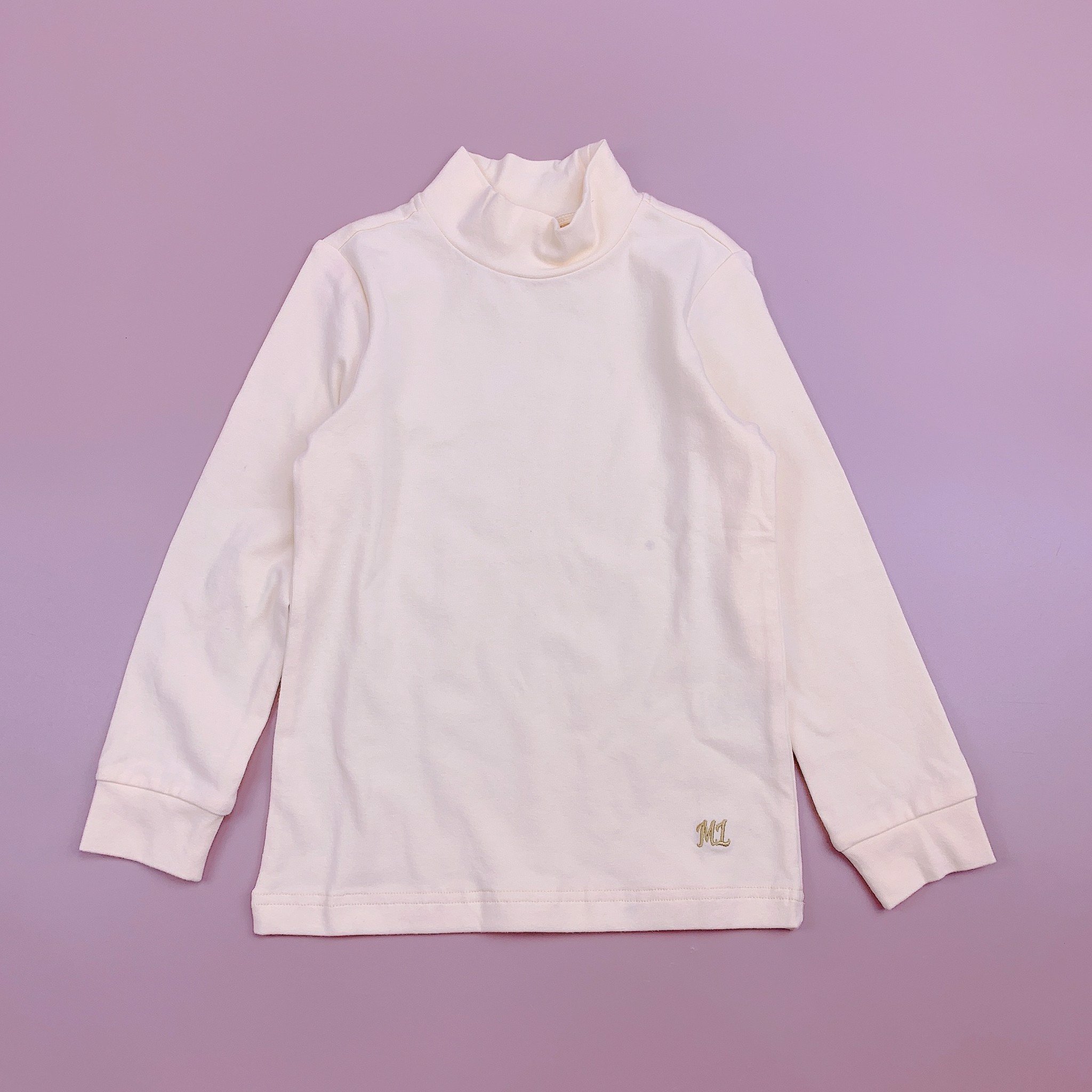 Áo cotton cổ 3p giữ nhiệt MiLam vải Hàn trơn nhiều màu BTBG size 110-160