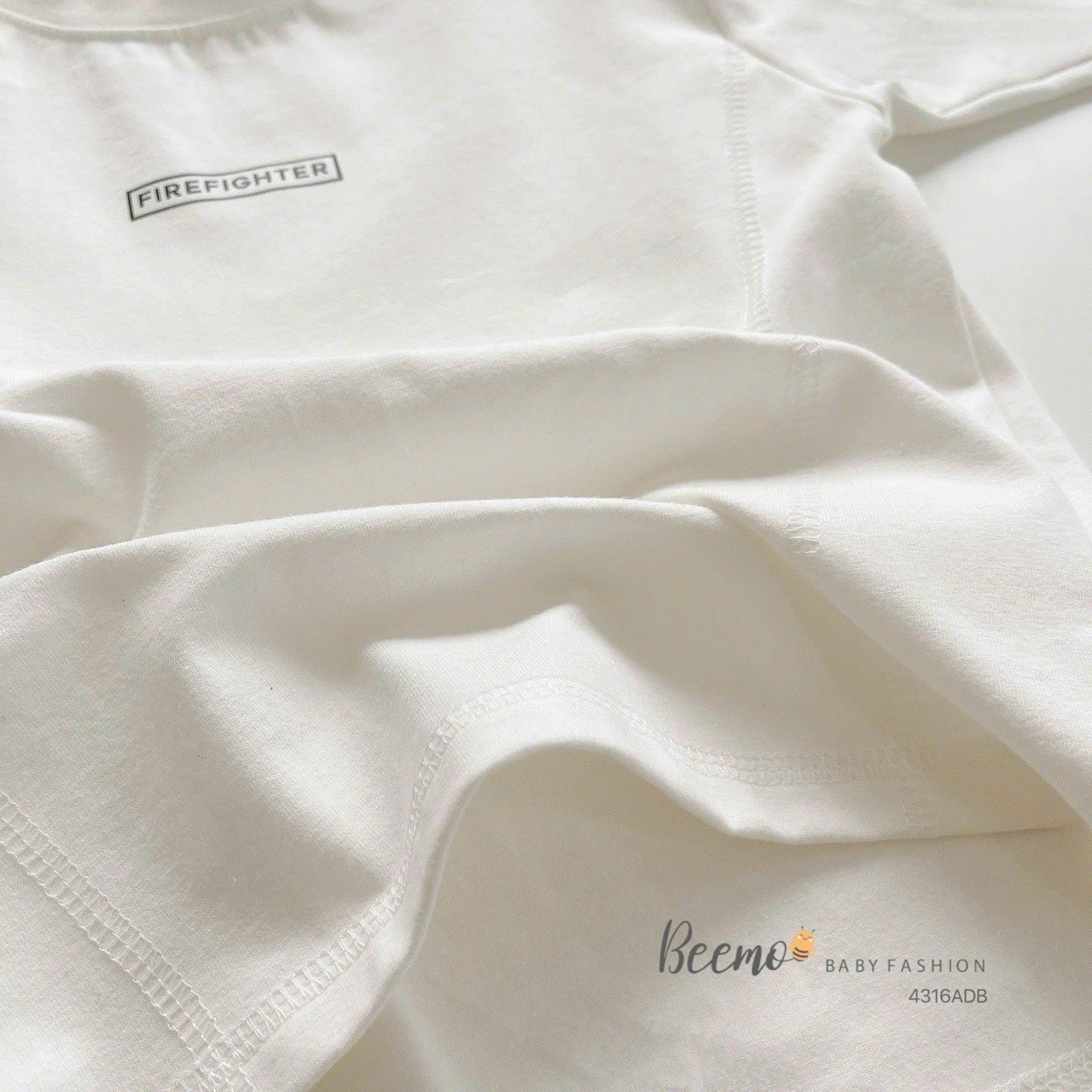 4316ADB - Áo cotton in giữa ngực Beemo