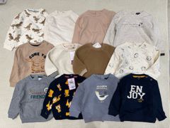 Áo nỉ Kiabi dòng nhí nhiều hình cho bé size 3m - 36m