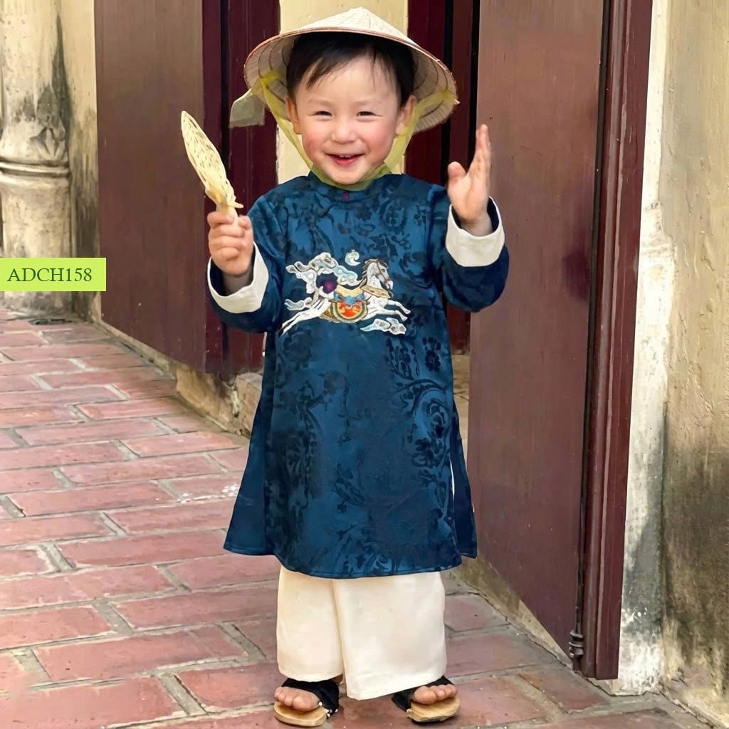 AD02 - Set áo dài trẻ em của Oli River bé trai size 3-12y