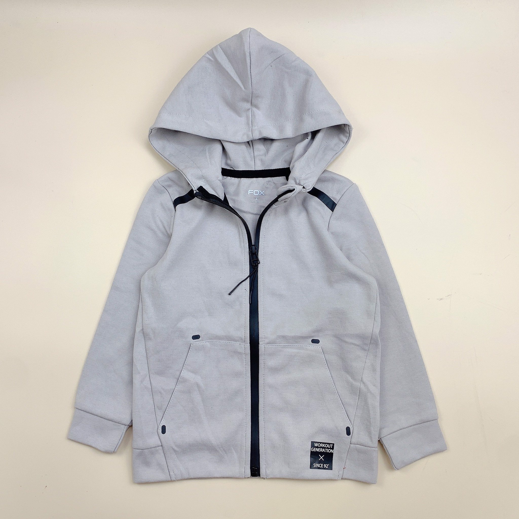 Áo khoác nỉ Fox có mũ nhiều màu 4-16y BT