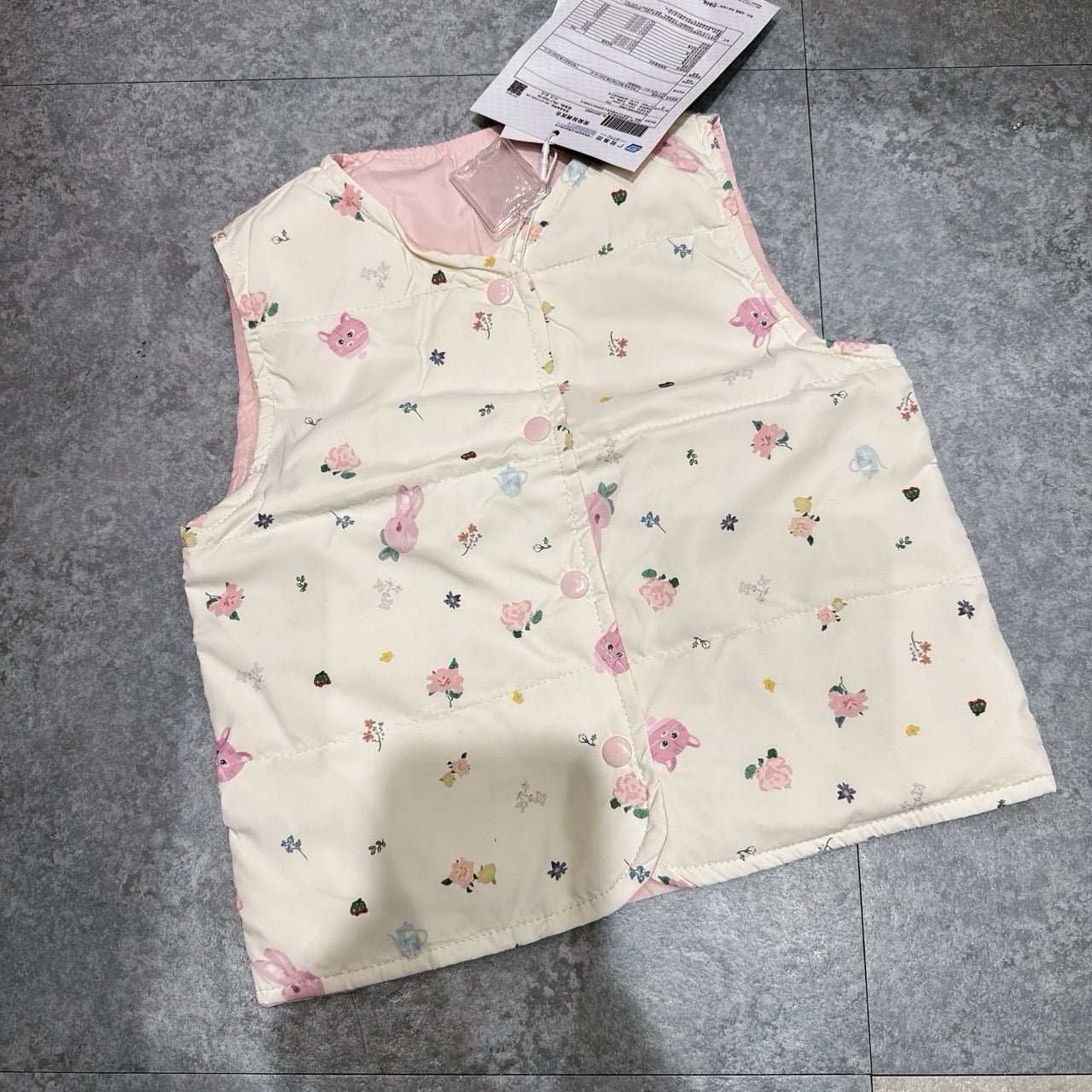 Áo khoác gile lông vũ Liwu Kids siêu nhẹ 2 mặt nhiều mẫu cho bé size 90 - 130