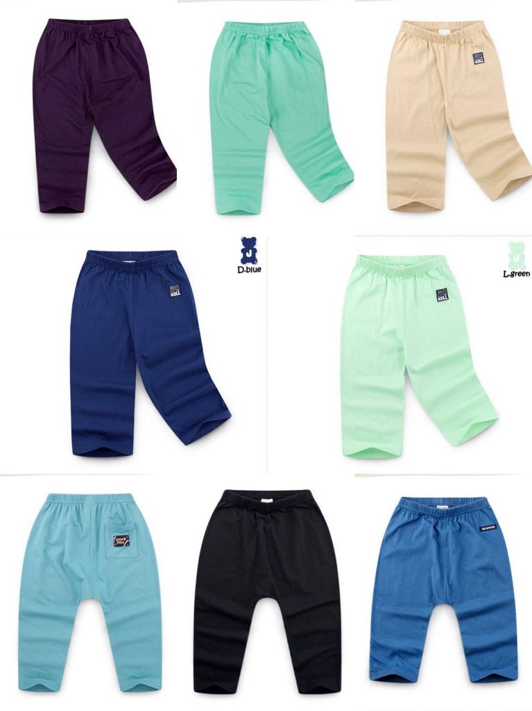 Quần cotton Jelispoon trơn nhiều màu BTBG