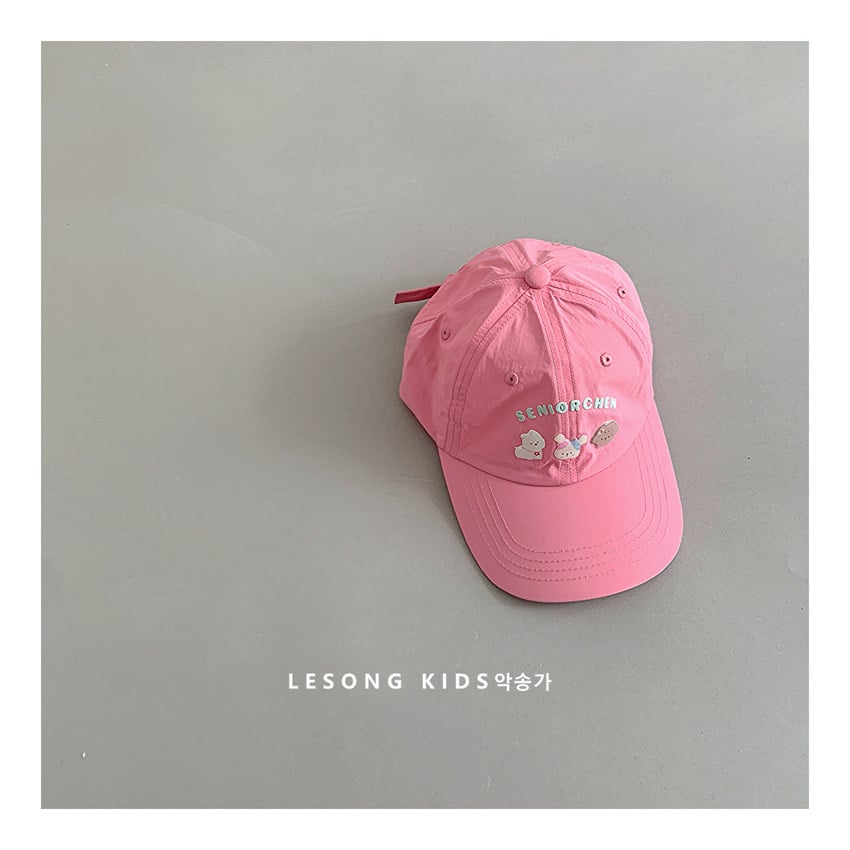 Mũ lưỡi trai vải gió Senior Chen nhiều màu cho bé size 3-8y