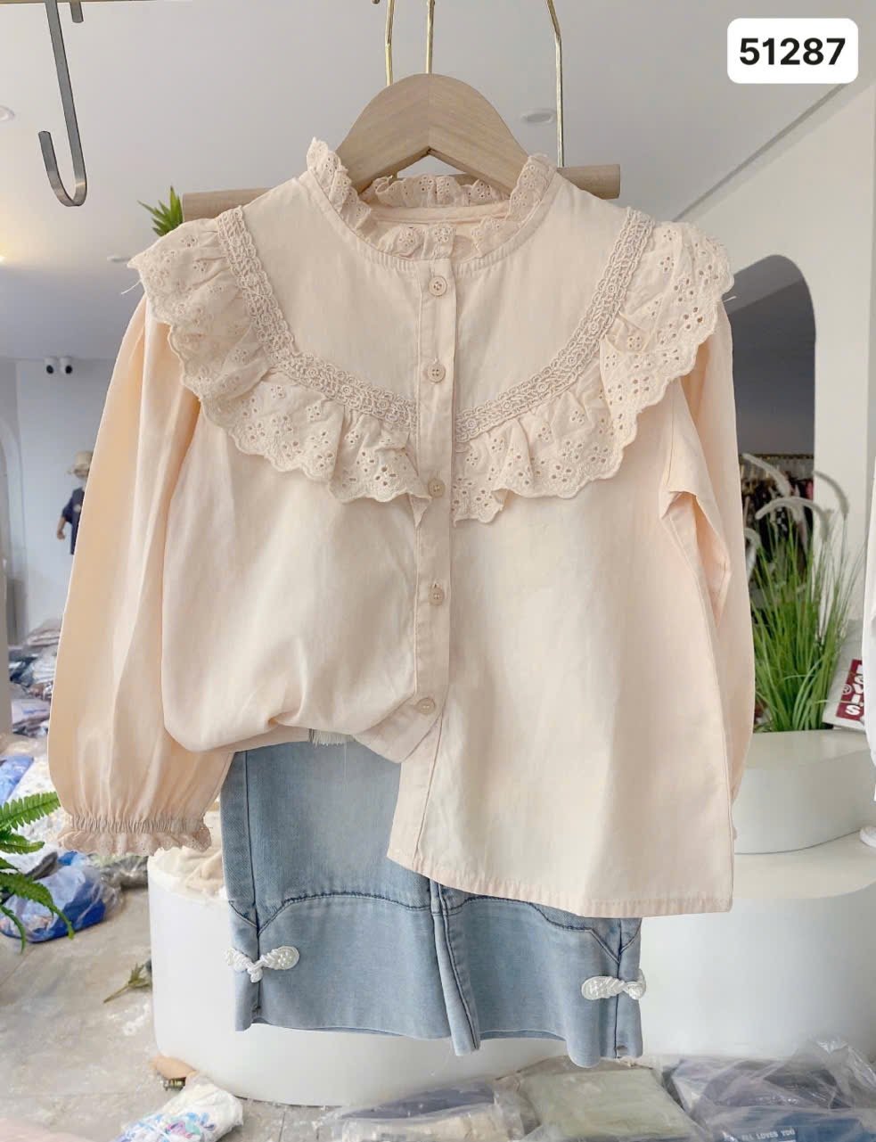 Áo sơ mi nhiều mẫu Bé Gái size 90 - 140