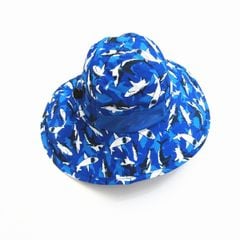 Mũ vải vành Miller BT - màu xanh dương shark