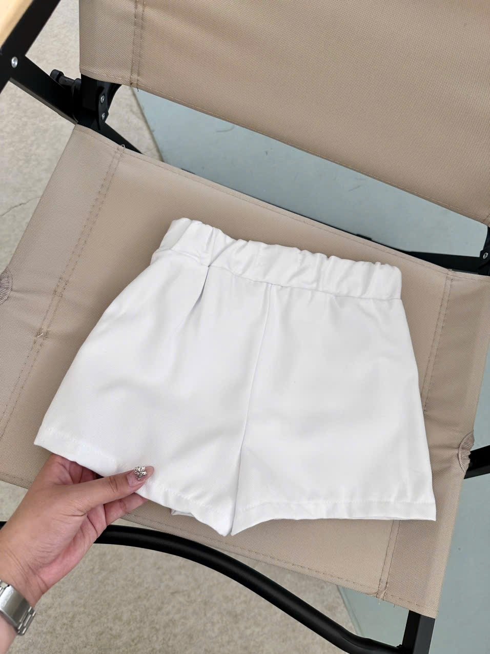 Quần váy GGJJ dư xịn 2 màu tím/trắng bé gái size 2-8y