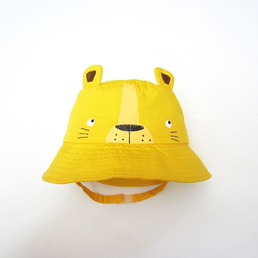 Mũ vải vành Miller BT - màu vàng hình hổ