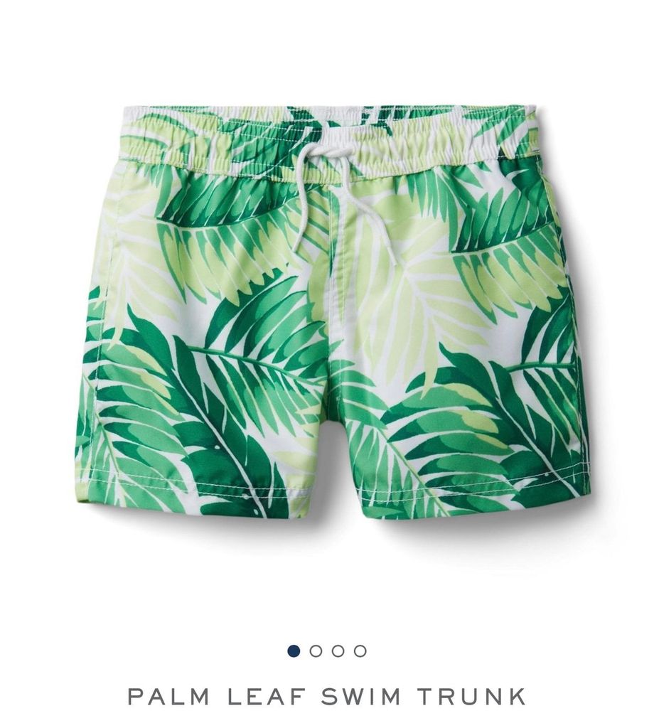 DB00042 - Quần đi biển xanh lá Palm