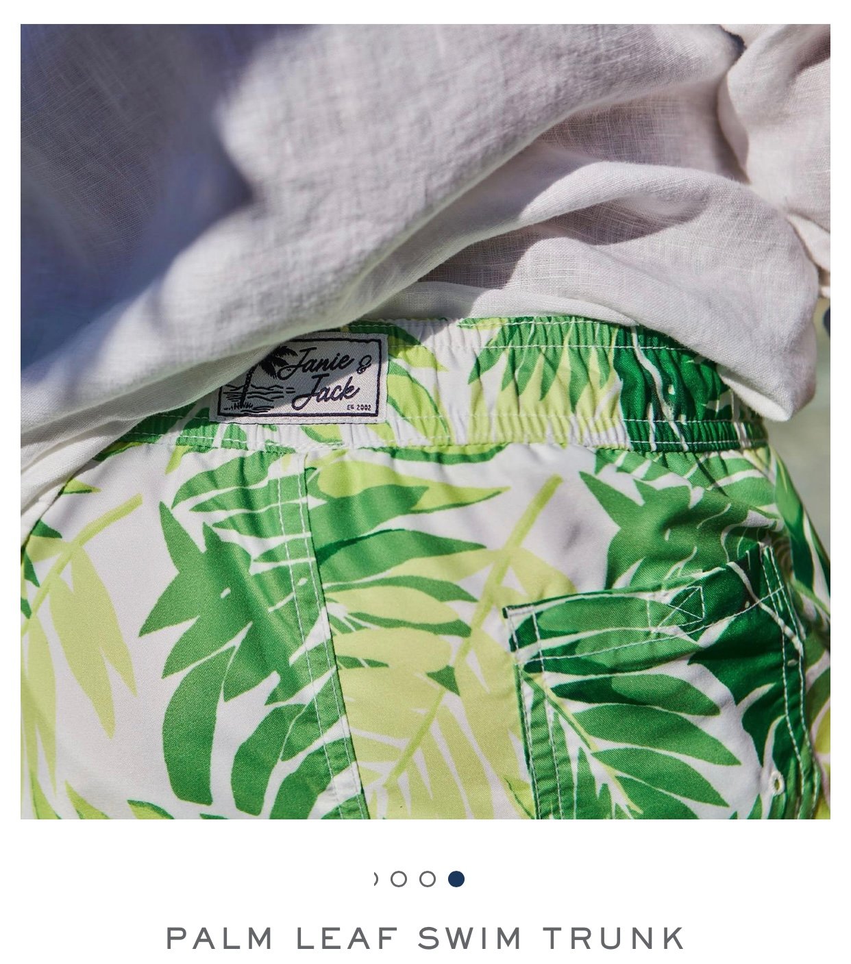 DB00042 - Quần đi biển xanh lá Palm