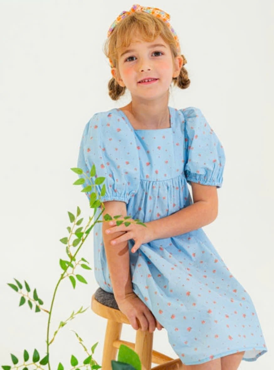 V00018 - Váy vải thô nhiều màu cho bé size 100-150