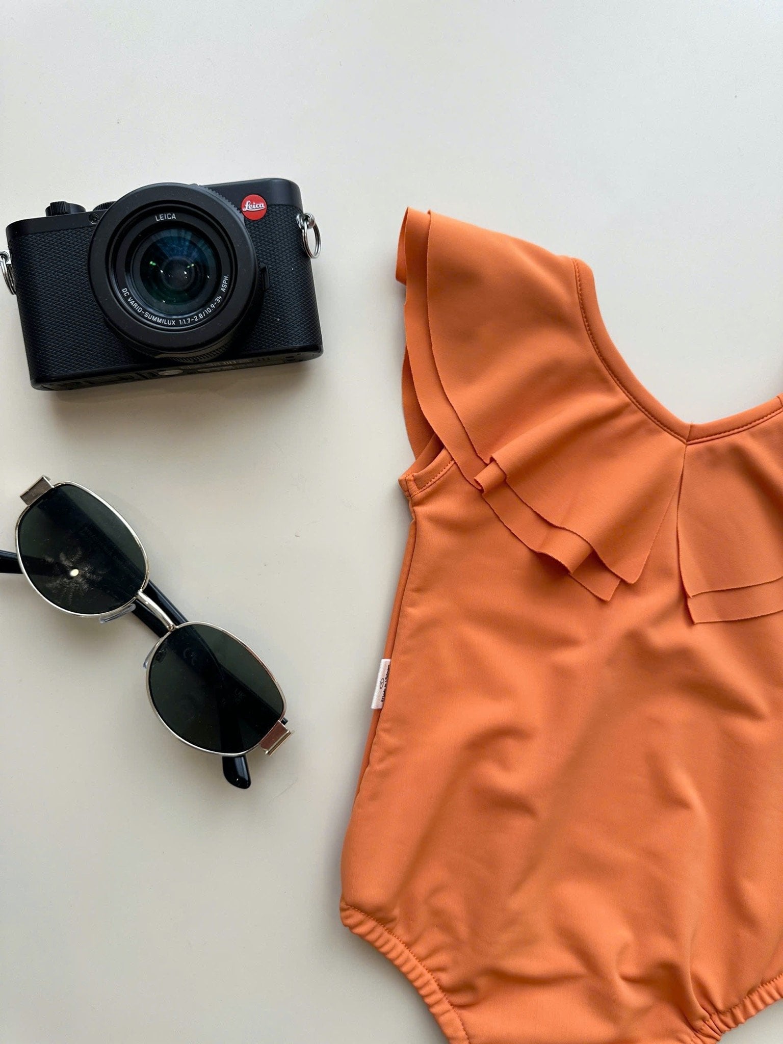 DB00033 - Bộ bơi harifa liền thân cổ V bèo nhiều màu cho bé gái size 1-6y